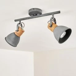 Hofstein Kinzua Deckenleuchte Grau, 2-flammig 31 Hofstein Kinzua Deckenleuchte Grau, 2-flammig -Bürolampen Verkäufe kinzua deckenleuchte h3355596 12