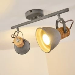 Hofstein Kinzua Deckenleuchte Grau, 2-flammig 33 Hofstein Kinzua Deckenleuchte Grau, 2-flammig -Bürolampen Verkäufe kinzua deckenleuchte h3355596 14