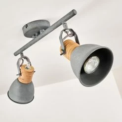 Hofstein Kinzua Deckenleuchte Grau, 2-flammig 34 Hofstein Kinzua Deckenleuchte Grau, 2-flammig -Bürolampen Verkäufe kinzua deckenleuchte h3355596 15