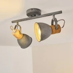 Hofstein Kinzua Deckenleuchte Grau, 2-flammig 35 Hofstein Kinzua Deckenleuchte Grau, 2-flammig -Bürolampen Verkäufe kinzua deckenleuchte h3355596 16