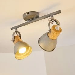 Hofstein Kinzua Deckenleuchte Grau, 2-flammig 26 Hofstein Kinzua Deckenleuchte Grau, 2-flammig -Bürolampen Verkäufe kinzua deckenleuchte h3355596 7