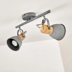 Hofstein Kinzua Deckenleuchte Grau, 2-flammig 27 Hofstein Kinzua Deckenleuchte Grau, 2-flammig -Bürolampen Verkäufe kinzua deckenleuchte h3355596 8