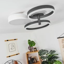 Hofstein Kolo Deckenleuchte LED Anthrazit, Weiß, 1-flammig 27 Hofstein Kolo Deckenleuchte LED Anthrazit, Weiß, 1-flammig -Bürolampen Verkäufe kolo deckenleuchte h3437254 13