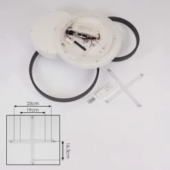 Hofstein Kolo Deckenleuchte LED Anthrazit, Weiß, 1-flammig 18 Hofstein Kolo Deckenleuchte LED Anthrazit, Weiß, 1-flammig -Bürolampen Verkäufe kolo deckenleuchte h3437254 4