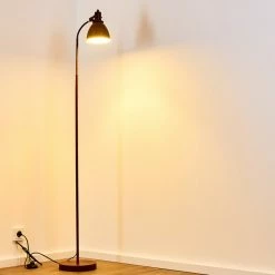 Hofstein Koppom Stehleuchte Rostfarben, 1-flammig -Bürolampen Verkäufe koppom stehleuchte h3092880 do1 8