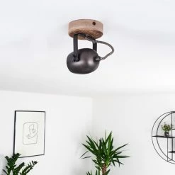 Hofstein Kuah Deckenleuchte Schwarz, 1-flammig -Bürolampen Verkäufe kuah deckenleuchte h3367704 15