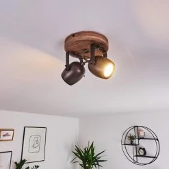 Hofstein Kuah Deckenleuchte Schwarz, 2-flammig -Bürolampen Verkäufe kuah deckenleuchte h3367742 13