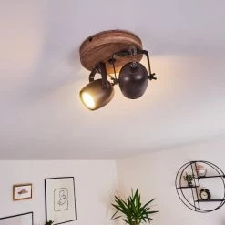 Hofstein Kuah Deckenleuchte Schwarz, 2-flammig -Bürolampen Verkäufe kuah deckenleuchte h3367742 3