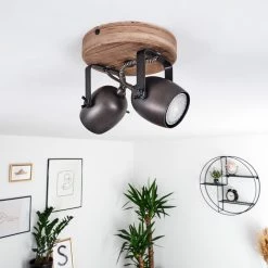 Hofstein Kuah Deckenleuchte Schwarz, 2-flammig -Bürolampen Verkäufe kuah deckenleuchte h3367742 4