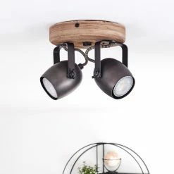 Hofstein Kuah Deckenleuchte Schwarz, 2-flammig -Bürolampen Verkäufe kuah deckenleuchte h3367742 5