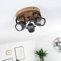 Hofstein Kuah Deckenleuchte Schwarz, 3-flammig -Bürolampen Verkäufe kuah deckenleuchte h3367766 4