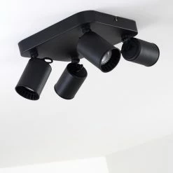 Hofstein Kullaberg Deckenleuchte Schwarz, 4-flammig -Bürolampen Verkäufe kullaberg deckenleuchte h3318874 9