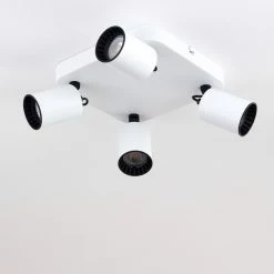 Hofstein Kullaberg Deckenleuchte Wei&szlig;, 4-flammig -Bürolampen Verkäufe kullaberg deckenleuchte h3318959 3