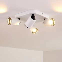 Hofstein Kullaberg Deckenleuchte Wei&szlig;, 4-flammig -Bürolampen Verkäufe kullaberg deckenleuchte h3318959 4