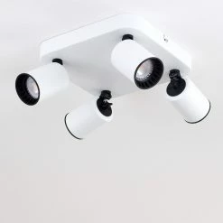 Hofstein Kullaberg Deckenleuchte Wei&szlig;, 4-flammig -Bürolampen Verkäufe kullaberg deckenleuchte h3318959 5