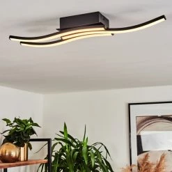 Hofstein Kumahu Deckenleuchte LED Schwarz, 1-flammig -Bürolampen Verkäufe kumahu deckenleuchte h3445990 6