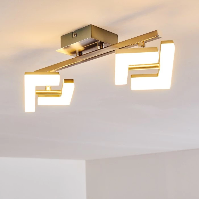 Hofstein Lago Deckenspot LED Nickel-Matt, 2-flammig 12 Hofstein Lago Deckenspot LED Nickel-Matt, 2-flammig – Bild 12