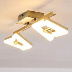 Hofstein Lago Deckenspot LED Nickel-Matt, 2-flammig 32 Hofstein Lago Deckenspot LED Nickel-Matt, 2-flammig -Bürolampen Verkäufe lago deckenspot h3010075 do4 13