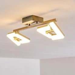 Hofstein Lago Deckenspot LED Nickel-Matt, 2-flammig 21 Hofstein Lago Deckenspot LED Nickel-Matt, 2-flammig -Bürolampen Verkäufe lago deckenspot h3010075 do4 2