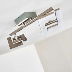 Hofstein Lago Deckenspot LED Nickel-Matt, 2-flammig 23 Hofstein Lago Deckenspot LED Nickel-Matt, 2-flammig -Bürolampen Verkäufe lago deckenspot h3010075 do4 4