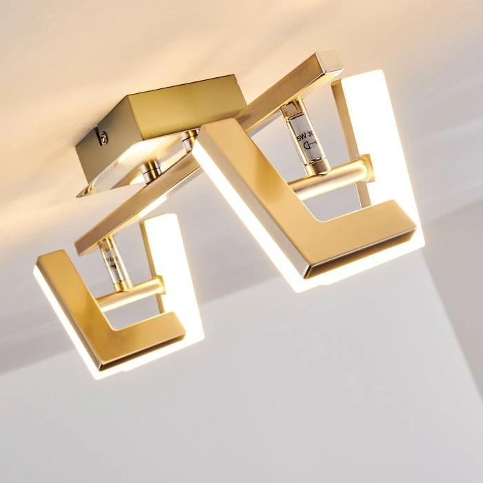 Hofstein Lago Deckenspot LED Nickel-Matt, 2-flammig 10 Hofstein Lago Deckenspot LED Nickel-Matt, 2-flammig – Bild 10