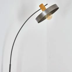 Hofstein Lakewood Stehleuchte Nickel-Matt, Dunkelbraun, 1-flammig -Bürolampen Verkäufe lakewood stehleuchte h3443903 7
