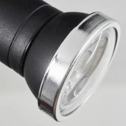 Hofstein Lanrigan Deckenleuchte Chrom, Schwarz, 4-flammig -Bürolampen Verkäufe lanrigan deckenleuchte h3654101 2