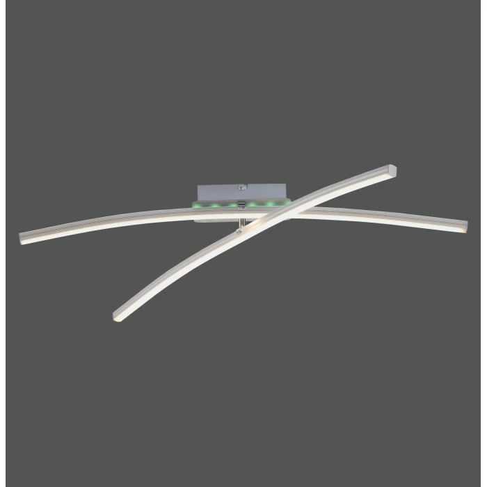 Leuchten Direkt ALINA Deckenleuchte LED Stahl gebürstet, 2-flammig, Fernbedienung, Farbwechsler 14 Leuchten Direkt ALINA Deckenleuchte LED Stahl gebürstet, 2-flammig, Fernbedienung, Farbwechsler – Bild 14