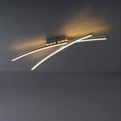 Leuchten Direkt ALINA Deckenleuchte LED Stahl gebürstet, 2-flammig, Fernbedienung, Farbwechsler 20 Leuchten Direkt ALINA Deckenleuchte LED Stahl gebürstet, 2-flammig, Fernbedienung, Farbwechsler -Bürolampen Verkäufe leuchten direkt alina deckenleuchte 11255 55 6