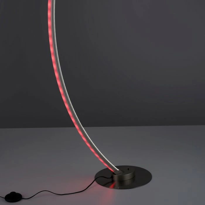 Leuchten Direkt ALINA Stehleuchte LED Stahl gebürstet, 1-flammig, Fernbedienung, Farbwechsler 4 Leuchten Direkt ALINA Stehleuchte LED Stahl gebürstet, 1-flammig, Fernbedienung, Farbwechsler – Bild 4