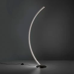 Leuchten Direkt ALINA Stehleuchte LED Stahl gebürstet, 1-flammig, Fernbedienung, Farbwechsler 24 Leuchten Direkt ALINA Stehleuchte LED Stahl gebürstet, 1-flammig, Fernbedienung, Farbwechsler -Bürolampen Verkäufe leuchten direkt alina stehleuchte 11254 55 9