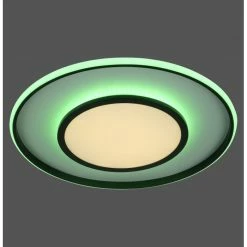 Leuchten Direkt ARENDA Deckenleuchte LED Schwarz, 1-flammig, Fernbedienung, Farbwechsler -Bürolampen Verkäufe leuchten direkt arenda deckenleuchte 11627 18 7