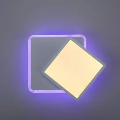 Leuchten Direkt ARENDA Deckenleuchte LED Weiß, 1-flammig, Fernbedienung, Farbwechsler -Bürolampen Verkäufe leuchten direkt arenda deckenleuchte 11663 16 9