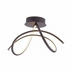 Leuchten Direkt Deckenleuchte VIOLETTA LED Rostfarben, 1-flammig -Bürolampen Verkäufe leuchten direkt deckenleuchte violetta 15441 48 3