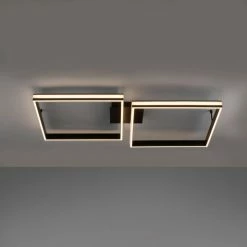 Leuchten Direkt ELIS Deckenleuchte LED Schwarz, 2-flammig, Fernbedienung -Bürolampen Verkäufe leuchten direkt elis deckenleuchte 14700 18 4