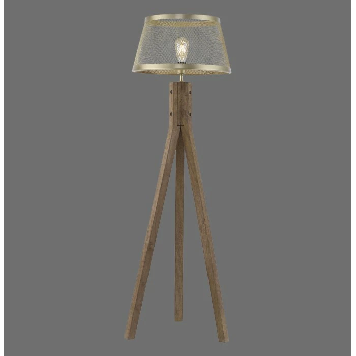 Leuchten Direkt FREDERIK Stehleuchte Holz dunkel, 1-flammig 3 Leuchten Direkt FREDERIK Stehleuchte Holz dunkel, 1-flammig – Bild 3