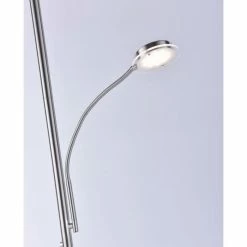 Leuchten Direkt HANS Stehleuchte LED Edelstahl, 2-flammig -Bürolampen Verkäufe leuchten direkt hans stehleuchte 11709 55 2