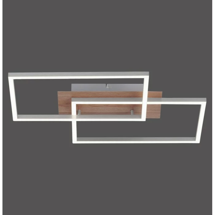 Leuchten Direkt IVEN Deckenleuchte LED Holz hell, 2-flammig, Fernbedienung 2 Leuchten Direkt IVEN Deckenleuchte LED Holz hell, 2-flammig, Fernbedienung – Bild 2