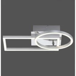 Leuchten Direkt IVEN Deckenleuchte LED Stahl gebürstet, 1-flammig -Bürolampen Verkäufe leuchten direkt iven deckenleuchte 14031 55 6