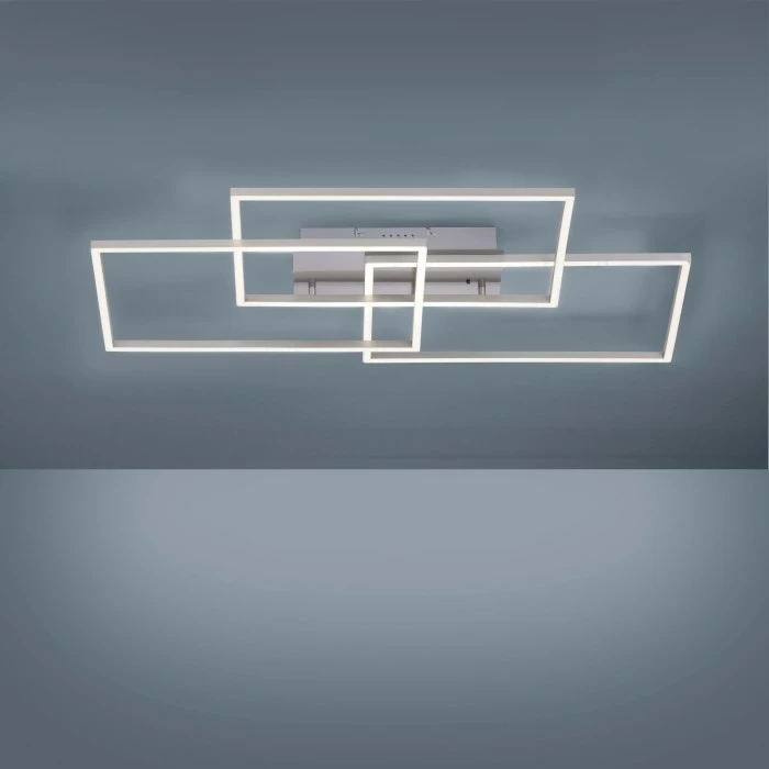 Leuchten Direkt IVEN Deckenleuchte LED Nickel-Matt, 3-flammig, Fernbedienung 8 Leuchten Direkt IVEN Deckenleuchte LED Nickel-Matt, 3-flammig, Fernbedienung – Bild 8