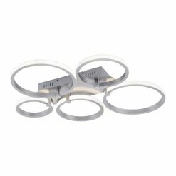 Leuchten Direkt Johanna Deckenleuchte LED Edelstahl, 5-flammig -Bürolampen Verkäufe leuchten direkt johanna deckenleuchte 12112 55 3