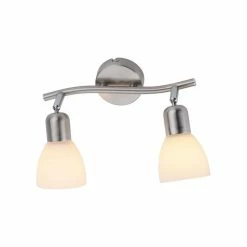 Leuchten Direkt KARO Deckenleuchte Stahl gebürstet, 2-flammig 9 Leuchten Direkt KARO Deckenleuchte Stahl gebürstet, 2-flammig -Bürolampen Verkäufe leuchten direkt karo deckenleuchte 11952 55 3