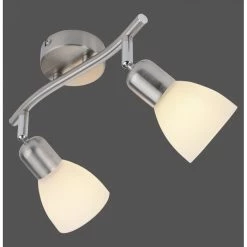 Leuchten Direkt KARO Deckenleuchte Stahl gebürstet, 2-flammig 11 Leuchten Direkt KARO Deckenleuchte Stahl gebürstet, 2-flammig -Bürolampen Verkäufe leuchten direkt karo deckenleuchte 11952 55 5