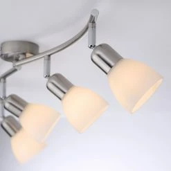 Leuchten Direkt KARO Deckenleuchte Stahl gebürstet, 4-flammig 8 Leuchten Direkt KARO Deckenleuchte Stahl gebürstet, 4-flammig -Bürolampen Verkäufe leuchten direkt karo deckenleuchte 11954 55 2