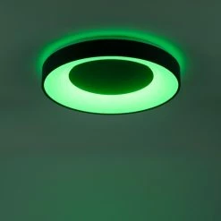 Leuchten Direkt LOLAsmart-ANIKA Deckenleuchte LED Anthrazit, 1-flammig, Fernbedienung, Farbwechsler -Bürolampen Verkäufe leuchten direkt lolasmart anika deckenleuchte 14346 18 9