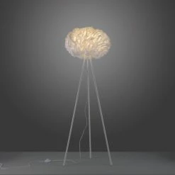 Leuchten Direkt LOLASMART-NAOMI Stehleuchte LED Weiß, 1-flammig, Fernbedienung -Bürolampen Verkäufe leuchten direkt lolasmart naomi stehleuchte 11212 16 4