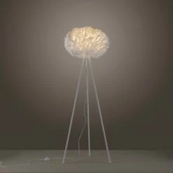 Leuchten Direkt LOLASMART-NAOMI Stehleuchte LED Weiß, 1-flammig, Fernbedienung -Bürolampen Verkäufe leuchten direkt lolasmart naomi stehleuchte 11212 16 7