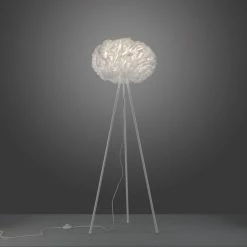 Leuchten Direkt LOLASMART-NAOMI Stehleuchte LED Weiß, 1-flammig, Fernbedienung -Bürolampen Verkäufe leuchten direkt lolasmart naomi stehleuchte 11212 16 8