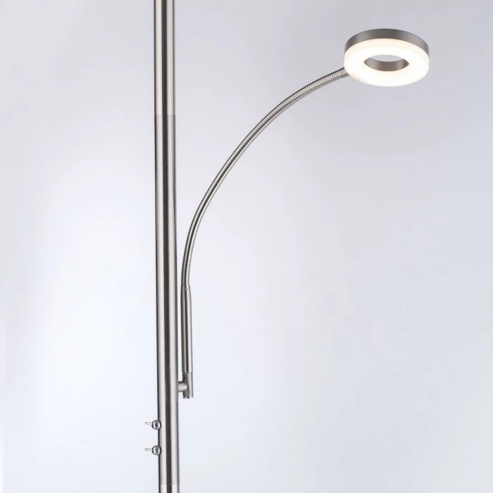 Leuchten Direkt LOLAsmart-ROCCO Stehleuchte LED Stahl gebürstet, 1-flammig, Fernbedienung 6 Leuchten Direkt LOLAsmart-ROCCO Stehleuchte LED Stahl gebürstet, 1-flammig, Fernbedienung – Bild 6