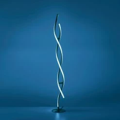 Leuchten Direkt LOLAsmart-SWING Stehleuchte LED Stahl gebürstet, 2-flammig, Fernbedienung, Farbwechsler -Bürolampen Verkäufe leuchten direkt lolasmart swing stehleuchte 11992 55 5